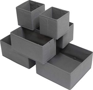 Nhỏ Đóng Mở Hộp Lưu Trữ Không Dệt Vải Nhựa Tổ Chức Cho Quần Áo Đồ Trang Sức Kẹo Đồ Lặt Vặt Lưu Trữ Phụ Kiện <span class=keywords><strong>Bin</strong></span> - Product Image 6