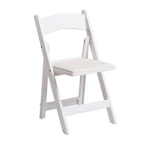 الأكثر مبيعاً راتنج أبيض بلاستيك لحفلات الزفاف الخارجية بسعر الجملة كراسي حدائق wimbledon لحفلات المناسبات - Product Image 1