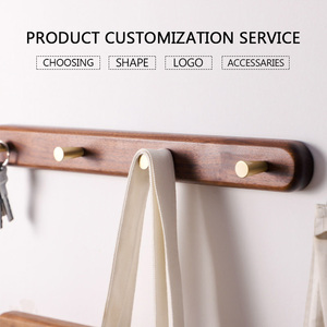 Vietnam Wholesale Nordic Porch Hanging Decorative <b>Coat</b> <b>Hook</b> Door Key Bag Hat Wooden Wall <b>Hook</b> - Product Image 5