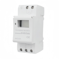 Minuteur programmable numérique LCD à piles 24V 12V 240V, relais de contrôle hebdomadaire 16A