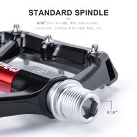 Pédales de vélo en aluminium ultra-légères antidérapantes et durables avec roulements étanches pour vélos de route BMX et vélos pour enfants
