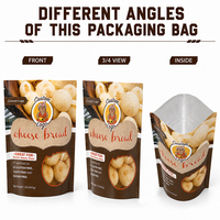 Sac d'emballage plastique refermable de qualité alimentaire imprimé sur mesure pour pain, beignets et snacks de boulangerie - Offre Spéciale