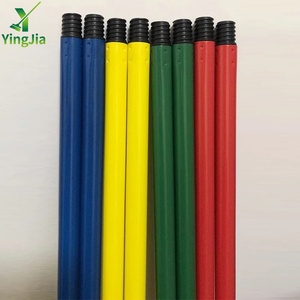 Yingjia - Palo de Escoba y Mopa de Acero con Mango de Metal con Recubrimiento en Polvo, con Cerdas Suaves, Portátil, para Uso en Exteriores - Product Image 1