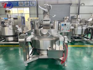 Mixer Planetario Industriale Automatico a <span class=keywords><strong>Gas</strong></span> con Pentola Riscaldata per Cottura - Product Image 4