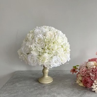 Nuevas Bolas de Flores para Decoración de Bodas, Mesa de Comedor, Escenario, Sala de Exposiciones, Bolas de Flores Simuladas, Fondo de Flores
