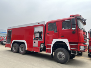 Camion de pompiers 6x4 de haute qualité, neuf, avec réservoir d'eau et de mousse, vente directe du fabricant, type de carburant diesel - Product Image 2