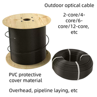 Câble à fibres optiques blindé GYXTW 2-12 fibres OM1/OM2/OM3/OM4 pour conduit intérieur, pose pré-encadrée, longueur personnalisée