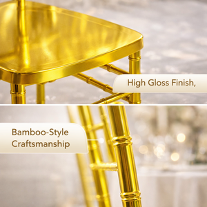 Chaises Chiavari modernes de haute qualité en PP empilables et peu coûteuses pour banquets, hôtels, salles à manger, mariages, fêtes - Product Image 4