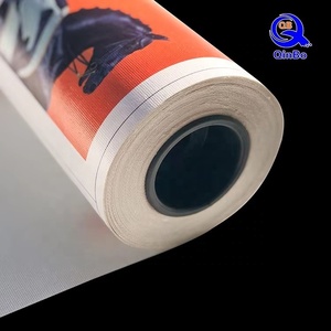 Impresión digital eco-solvente brillante lienzo de polialgodón rollos en blanco 340gsm lienzo de algodón brillante <span class=keywords><strong>para</strong></span> pintura/UV/LATEX - Product Image 5