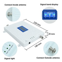 Amplificador de Señal Móvil 5G 4G LTE 3G, Amplificador de Señal de Teléfono Celular, Compatible con Uso en el Hogar, Oficina, Residencial, Comercial y Rural