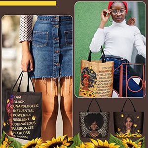 Dichos tùy chỉnh in vải túi xách thời trang <span class=keywords><strong>Tote</strong></span> giản dị cho cô gái Châu Phi Túi mua sắm - Product Image 2