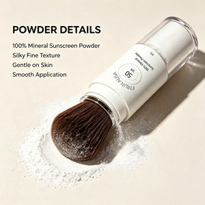 แป้งฝุ่นคุมมันผสมสารกันแดด SPF50 สำหรับแต่งหน้าและผิวกาย เนื้อบางเบา ไม่ทำให้ผิวขาวลอย เหมาะสำหรับทุกสภาพผิว - Product Image 3