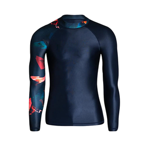 Men's Rash Guard-Polyester/Nylon <b>Long</b> <b>Sleeve</b> Sportswear with Customized Color & Logo - Product Image 4