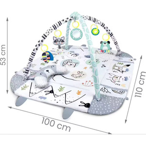 MaiBeiBi יילוד חדר כושר לתינוק מחצלת משחק עם כרית משטחי פעילות לתינוק רב תכליתיים לול צעצועים חינוכיים לתינוקות - Product Image 2