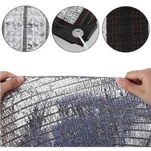 Ngoài Trời Nhà Kính Bạc Nhựa Bóng Râm Lưới Vải Nhôm Lá Mỏng Bóng Râm Lưới Cho Nông Nghiệp Cho Sử Dụng Ngoài Trời - Product Image 2