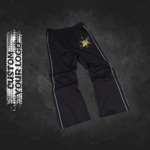 Pantalons de survêtement à logo personnalisé imprimé à l'écran 100% coton Style streetwear Pantalons de jogging à bande latérale pour hommes - Product Image 2