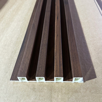 Panel Dinding WPC Tahan Air Berkualitas Bagus, Cladding Dinding Kayu WPC untuk Dekorasi Dinding Interior