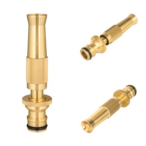 מפעל ברזל ישיר פליז אקדח רב-תכליתי גן זרבובית עם מחבר מהיר צינור לניקוי השקיית ניקוי - Product Image 4