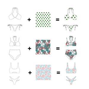 Спортивный купальник с принтом в мексиканском стиле - Product Image 1