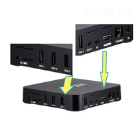 Smart MXQPro 4K Android 7.1 OS TV Box Receptor de Mídia Digital Box Android Wi-Fi 2.4 GHz 1/2GB+4/8GB Smart Android Set Top Box