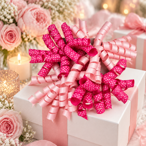 Noeuds cadeaux bouclés de Noël prêts à la vente, provenant du Vietnam, certifiés BSCI, SMETA, GRS, OEKO-TEX, pour les détaillants américains - Product Image 3
