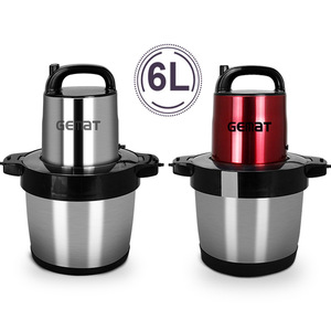 Picadora de carne eléctrica Gemat 6L de acero inoxidable, procesador de alimentos multifunción para uso doméstico en la cocina. - Product Image 4
