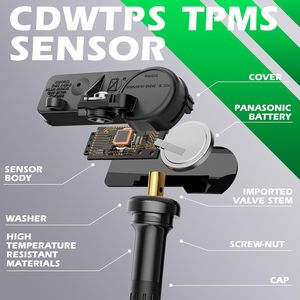 เซ็นเซอร์ TPMS CDWTPS 315MHz ระบบตรวจสอบแรงดันลมยางสำหรับรถฟอร์ด F150 F250 F350 F450 F550 Escape Fusion - Product Image 4