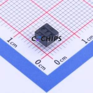 ST-1109-3-4.3 Tactile Switch Through hole Component (THT) Switch Single Pole Single Throw Round Button 2.5N Right Angle Insert - Product Image 2