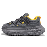 Baskets de course pour hommes personnalisées en usine baskets douces et confortables avec doublure en maille chaussures décontractées de marche à lacets légères