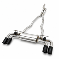 Échappement Catback Valvetronic d'usine pour BMW 530/540/540i G30/G38 2.0T/3.0T B48 2017-2024, tuyau d'échappement en titane avec résonateur