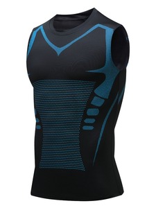 Canotta Aderente Senza Maniche da Uomo per Fitness, Corsa, Basket e Allenamento in Palestra - Product Image 3