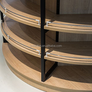 Подгонянная двухсторонняя стойка для витрины, многофункциональные полки для супермаркетов, для использования в магазине, из металлического материала - Product Image 3