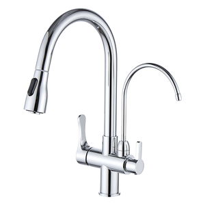 <span class=keywords><strong>Rubinetto</strong></span> da cucina di lusso moderno a doppio manico in lega di zinco <span class=keywords><strong>rubinetto</strong></span> da cucina purificazione dell'<span class=keywords><strong>acqua</strong></span> a foro singolo valvola in ceramica <span class=keywords><strong>rubinetto</strong></span> da cucina di lusso - Product Image 1