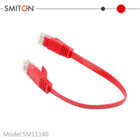 Câble réseau Ethernet RJ45 plat CAT-6 pour modem, routeur, réseau LAN, connecteur RJ45