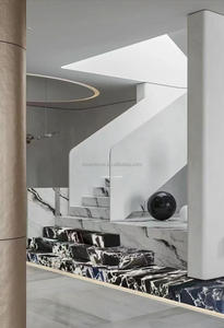 Carreaux d'escalier en colimaçon en marbre naturel pour la construction et l'immobilier, matériaux <span class=keywords><strong>de</strong></span> construction haut <span class=keywords><strong>de</strong></span> gamme pour la décoration intérieure - Product Image 6