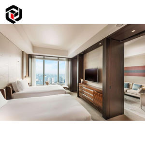 Set Completo di Camera da Letto Moderno in Legno Impiallacciato su Misura, Grado E1, per Appartamenti e Hotel a <span class=keywords><strong>4</strong></span> Stelle - Product Image 3