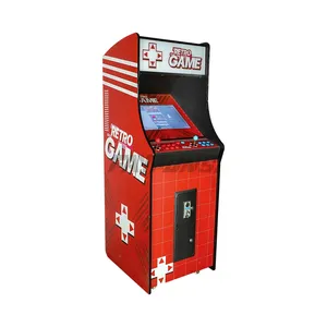 Klassieke Retro Vechten Arcade Machine Indoor Street Fighter Rechtop Muntbediende Multi-Games Stand-Up Videogame Machine
