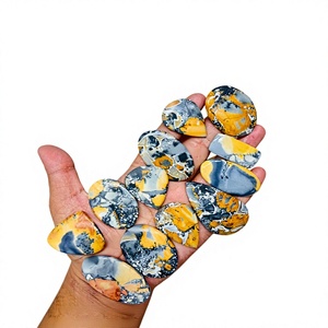 FAIJAN GEMS Cabochons plats en jaspe Maligano naturel, toutes formes mélangées, taille personnalisable, évalués par un tiers pour bijoux en vrac - Product Image 1