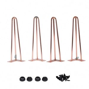 Luxury Modern Chrome Iron Furniture Legs for Outdoor Living Room Table-Durable Metal Construction - Product Image 1