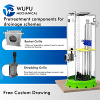 Station de pompage intégrée GRP emballée, applications de traitement des eaux usées haute performance, 500L/heure, 380V, solution personnalisée sur mesure