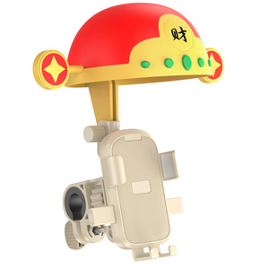 Consegna Rider ombrello per moto porta cellulare, <span class=keywords><strong>dio</strong></span> della ricchezza cappello di supporto per telefono cellulare, porta telefono per moto - Product Image 2