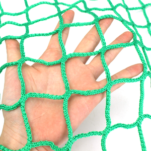 <span class=keywords><strong>Red</strong></span> de Carga para Camión de Polipropileno Anudada/Sin Nudos, Personalizada en Negro y Verde con Borde Reforzado para Seguridad de Carga - Product Image 6