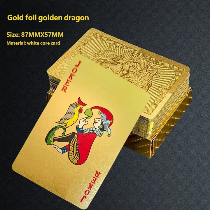 Golden Dragon Playing Cards
