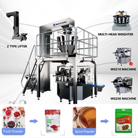Machine d'emballage automatique pour sachets Doypack pour liquides, solides et poudres