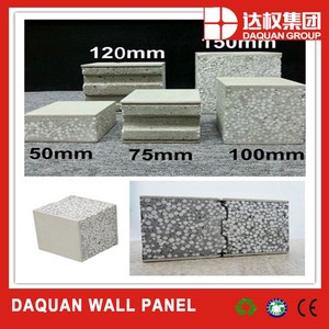 แผงแซนวิชซีเมนต์ EPS/แผงผนังแซนวิช OSB ทนไฟ - Product Image 5
