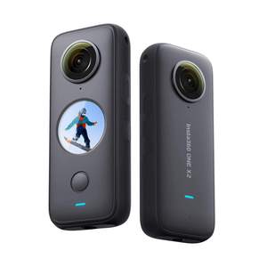 Cámara de Acción <span class=keywords><strong>Insta360</strong></span> <span class=keywords><strong>One</strong></span> <span class=keywords><strong>X2</strong></span> 360, 4K Panorámica, Transmisión en Vivo, Edición con IA, Control por Voz WiFi, Resistente al Agua - Product Image 1