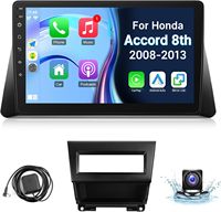 Autoradio Android pour 2008-2013, écran tactile, navigation GPS, lecteur multimédia avec Android Auto et CarPlay