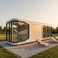 Maison préfabriquée moderne, maison modulaire en conteneur pour usage résidentiel et de vacances