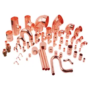 China Supply Copper Pipe Fittings HVAC Welding Wholesale Copper Pipe Fittings Hot Sales Copper Pipe Fittings