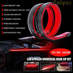 Reylus montaje alto 12V DRL <span class=keywords><strong>rojo</strong></span> señal de giro luz LED coche rotura advertencia parada lámpara trasera maletero Spoiler coche lámpara de circulación diurna - Product Image 3